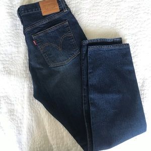 Levi’s Wedgie Icon Fit High Waist Crop Jeans